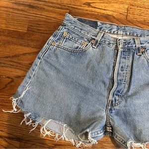 Levi's vintage 501s cut off shorts
